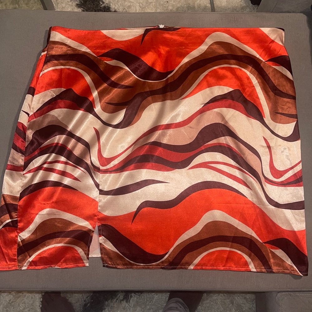 groovy silk skirt